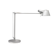 LED-Schreibtischlampe MAULrock, silber, mit Standfuß