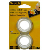 Klebeband doppelseitig 665 136R2, 12mm x 6,3m, transparent