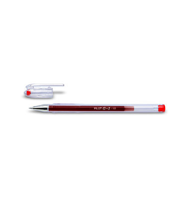 Gelschreiber G1 Klassik BL-G1-5T rot 0,3 mm mit Kappe Gelschreiber G1 Klassik BL-G1-5T rot 0,3 mm mit Kappe