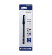 Folienstift Lumocolor, 317-9 BKDA, schwarz, 1mm, Rundspitze, nachf&uuml;llbar