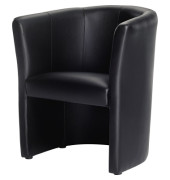 Kunstleder Sessel schwarz 800000170