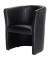Kunstleder Sessel schwarz 800000170