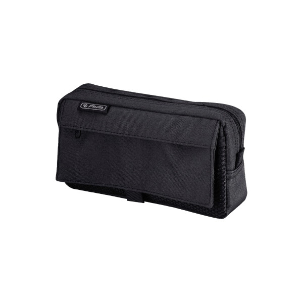 2 Stück Herlitz 11415999 21x11x5,5cm Schlamperetui schwarz 4008110521305 Herlitz