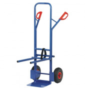 Transportkarre f&uuml;r St&uuml;hle B1335L tragf&auml;hig bis 300kg blau 32x25cm Stahl
