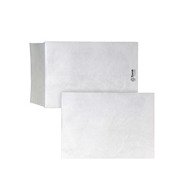Versandtaschen Tyvek Pocket 00011790, C5, ohne Fenster, haftklebend, 55g, weiß