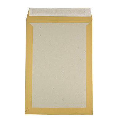 Versandtaschen 2915 mit Papprückwand, B4, ohne Fenster, haftklebend, 120g, braun