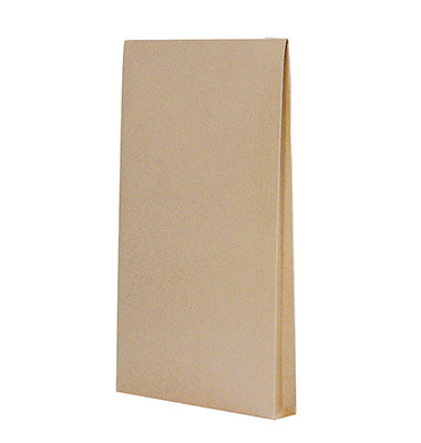 Faltentaschen 2947, B4, ohne Fenster, 20mm-Falte, haftklebend, 130g, braun