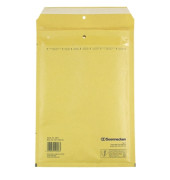 Luftpolstertaschen D/1, 1973, innen 170x265mm, haftklebend, braun