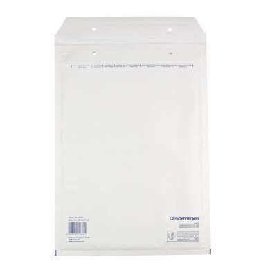 Luftpolstertaschen G/4, 2376, innen 230x335mm, haftklebend, weiß