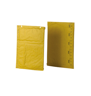 Papierpolstertaschen Nr. 7, 00012009, innen 340x470mm, Lochung für Klammer, braun