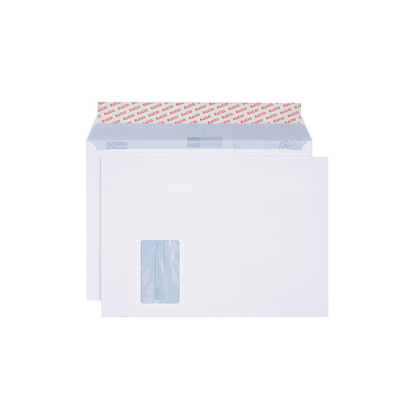 7611722015796 - Versandtasche Proclima din C4 229 x 324 mm (b x h) mit Fenster 120g m² mit Haftklebung Papier 100 % recycelt ohne Fadenverstärkung hochweiß 250
