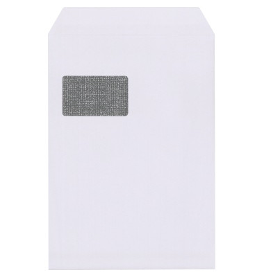 Versandtaschen Lettersafe C4 mit Fenster haftklebend 120g weiß