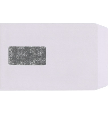 Versandtaschen Lettersafe 327243801, C5, mit Fenster, haftklebend, 90g, grau