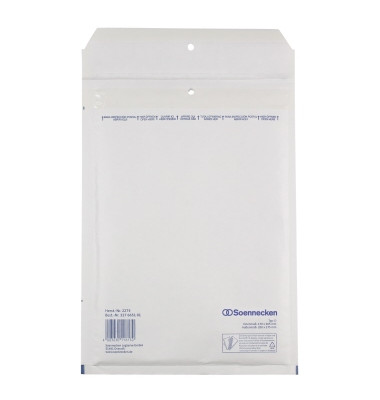 Luftpolstertaschen D/1, 2273, innen 170x265mm, haftklebend, weiß