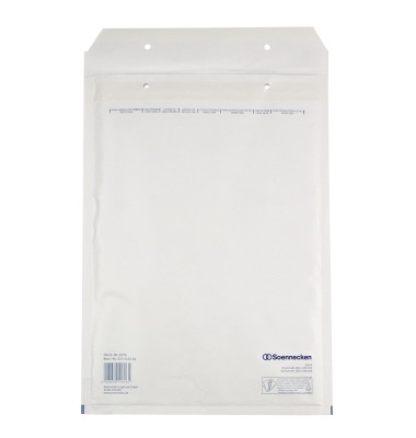 Luftpolstertaschen G/4, 2276, innen 230x335mm, haftklebend, weiß