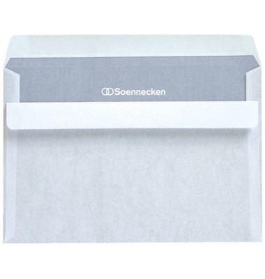 Briefumschlag 1331, C6, ohne Fenster, selbstklebend, 75g, weiß