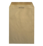 Versandtaschen, C4, ohne Fenster, nassklebend, 90g, braun