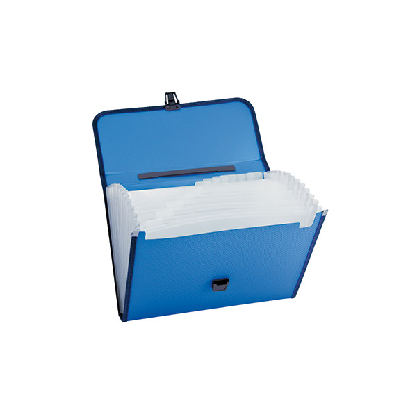 4003969938168 - Fächermappe 370003050 A4 mit 12 Fächern 12-teilig blanko Kunststoff blau 4003969938168 Soennecken