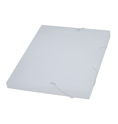 Heftbox 1650, A4 farblos, 2,5cm F&uuml;llh&ouml;he, Polypropylen (PP)