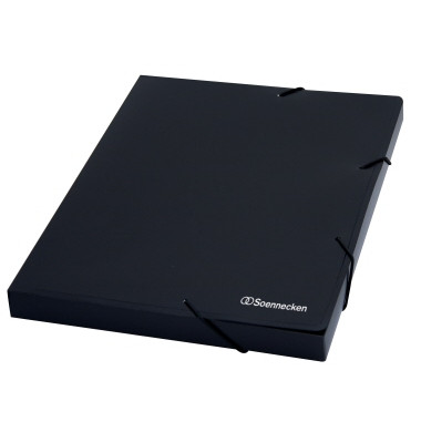 Heftbox 1651, A4 schwarz, 2,5cm F&uuml;llh&ouml;he, Polypropylen (PP)