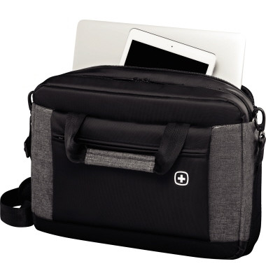 Notebooktasche Underground 601057 schwarz/grau