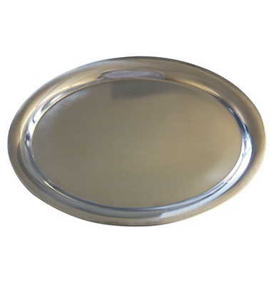Serviertablett 400-1265 22x29cm oval Edelstahl