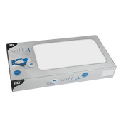 Mitteldecke Soft Selection Plus 84914, wei&szlig; / Uni, 80cm x 80cm