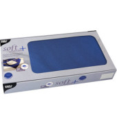 Mitteldecke Soft Selection Plus 84926, dunkelblau / Uni, 80cm x 80cm