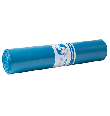 Müllsäcke 445007550 Premium Typ 80, blau, 240 Liter, offen