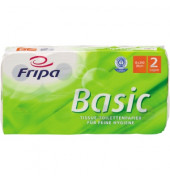 Toilettenpapier Basic, ohne, 1510805, 2-lagig, wei&szlig;, 250 Blatt / Rolle,