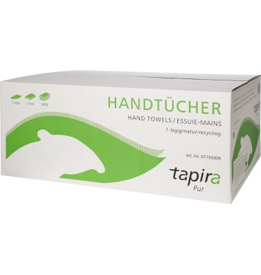 Handtuchpapier PUR 141079 25x33cm natur 3.600 St./Pack Handtuchpapier PUR 141079 25x33cm natur 3.600 St./Pack