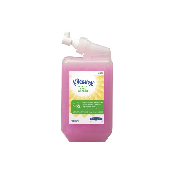 5033848004164 - KLEENEX® 6331 Handseife Waschlotion zart duftend rosa Nachfüllkassette mit Waschlotion für den täglichen Gebrauch 1000 ml - Flasche