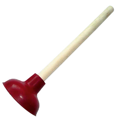 Saugglocke Holz/Gummi rot Saugglocke Holz/Gummi rot