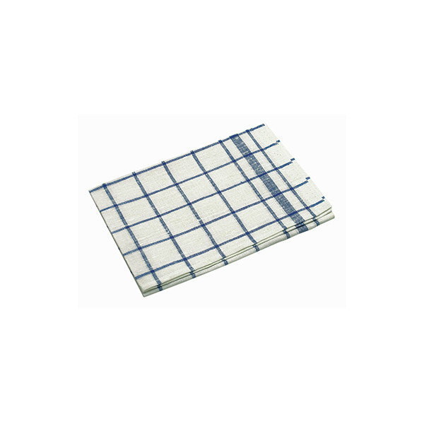 4003969956131 - Geschirrhandtuch 50x70cm faserig kariert weiß blau 4003969956131 - Geschirrhandtuch 50x70cm faserig kariert weiß blau