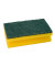 Pad Schwamm 15x9cm Griffleiste gelb/gr&uuml;n