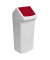 Abfalleimer DURABIN FLIP VEH2012037 36,6x74,7x32cm weiß/rot