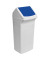 Abfalleimer DURABIN FLIP VEH2012036 36,6x74,7x32cm weiß/blau