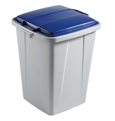 Abfalleimer DURABIN FLIP VEH2012031 52x61x49cm grau/blau