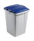 Abfalleimer DURABIN FLIP VEH2012031 52x61x49cm grau/blau