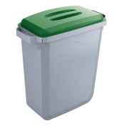Abfalleimer DURABIN VEH2012028 60l grau +Deckel gn