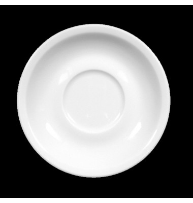 Seltmann Weiden Compact Weiss 6 Stück Kaffee Untertasse 14,5 cm