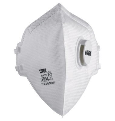 Atemschutzmaske Silv-Air 3310 weiß FFP3-NR-D mit Ausatemventil