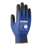 Montagehandschuhe phynomic WET, Aqua-Polymer-Schaum, blau/anthrazit, Größe 8 / M