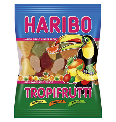 Fruchtgummi TROPIFRUTTI 389140 100 g/Pack.