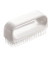 Nagelbürste mit Bügel, Nylon weiß, 6,6 cm