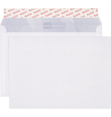 Versandtaschen Premium 32882, lange Seite offen, C5, ohne Fenster, haftklebend, 80g, weiß