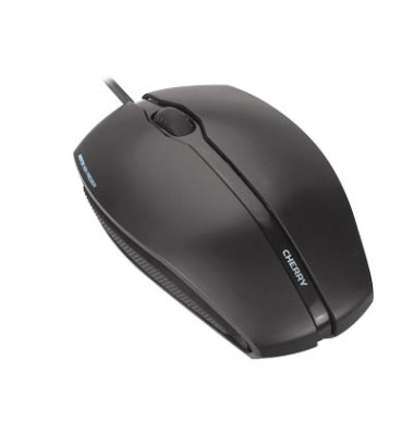 PC-Maus JM-0300-2 JM-0300-2, 3 Tasten, mit Kabel, USB-Kabel, optisch, schwarz