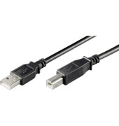 USB-Kabel Hi-Speed 68900, 1,8m, USB-A auf USB-B, schwarz