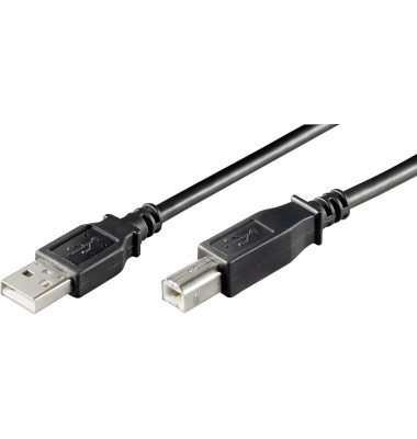 USB Kabel 68900 USB 2.0 1,8m A/B-Stecker schwarz