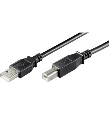 USB-Kabel Hi-Speed 68900, 1,8m, USB-A auf USB-B, schwarz